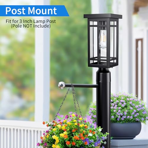 14'' Outdoor Solar Post Light