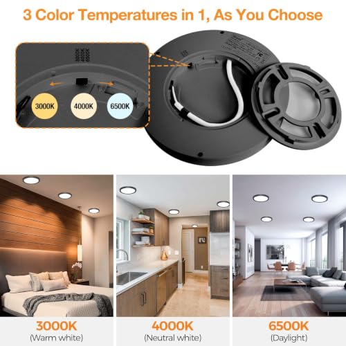 1PACK LED Flush Mount Ceiling Light Fixture