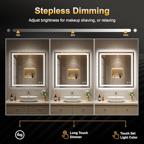 LED Bathroom Mirror with Light