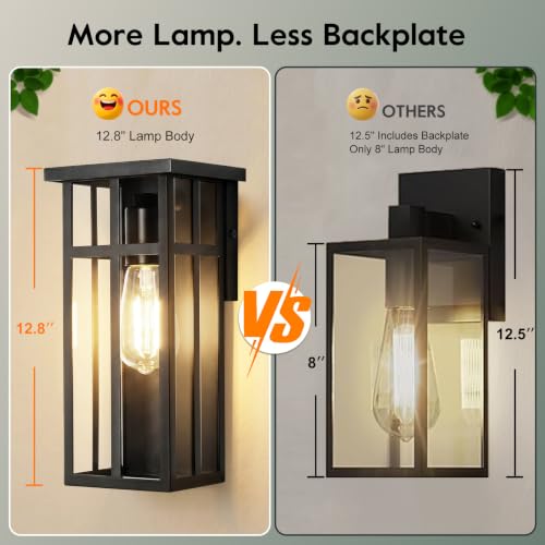 Outdoor Wall Light Fixtures (2 Count)