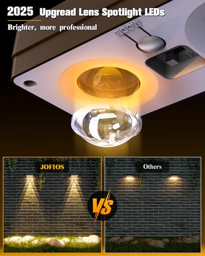 Solar Fence Lights 8 Pack Brown (8 Count)
