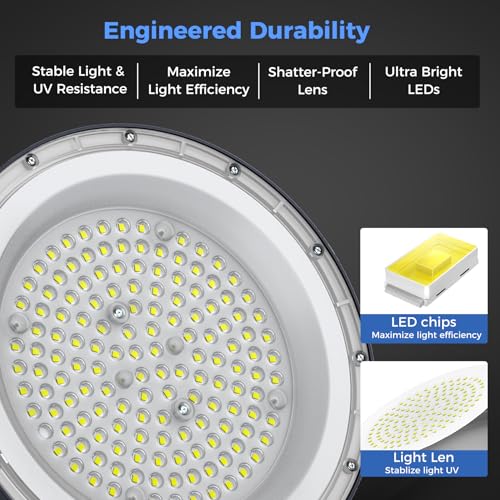 6 Pack UFO LED High Bay Light (6 Count)
