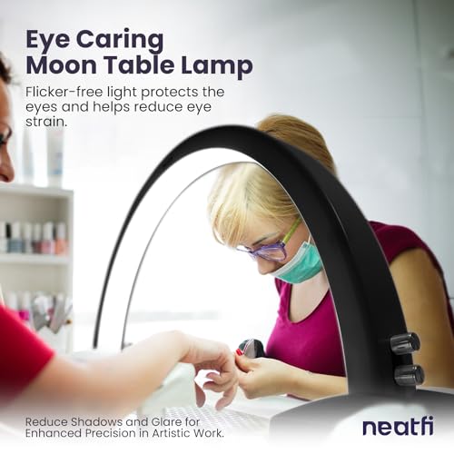 LED Half Moon Table Lamp