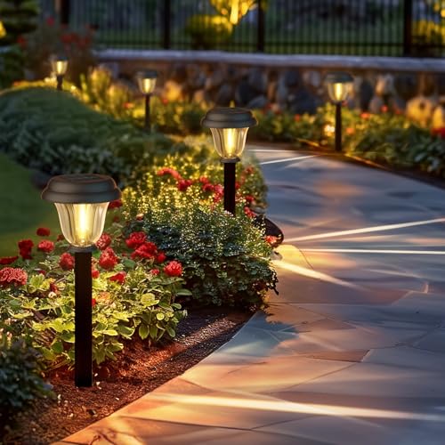 8 Pack Solar Lights Outdoor (8 Count)