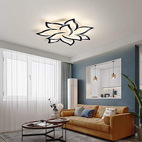 33.4" Modern LED Low Profile Flush Mount Ceiling Light