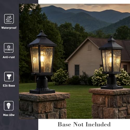 17 Inch Outdoor Lamp Post Fixture