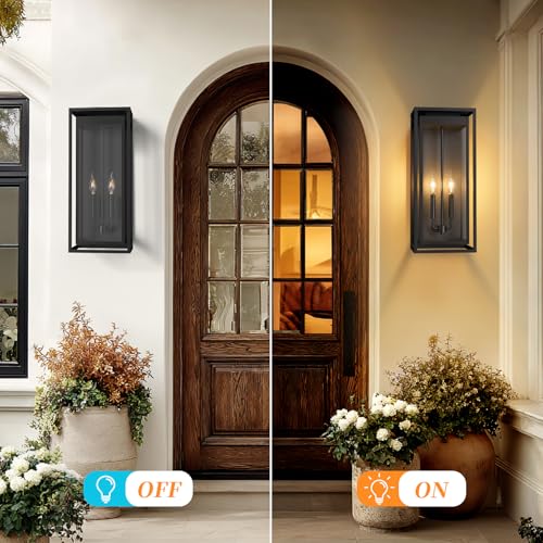 24" Outdoor Wall Lights (2 Count)