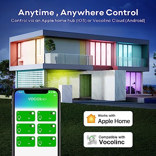 Smart Light Bulb Works with Apple Homekit (4 Count)