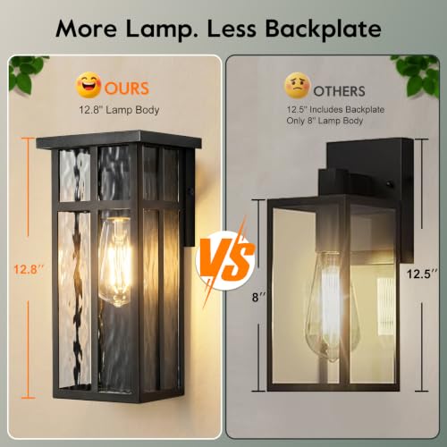 Outdoor Wall Light Fixtures (2 Count)