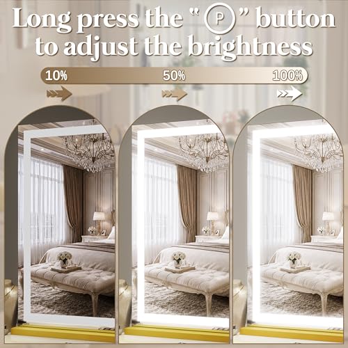 Large Vanity Mirror with Lights
