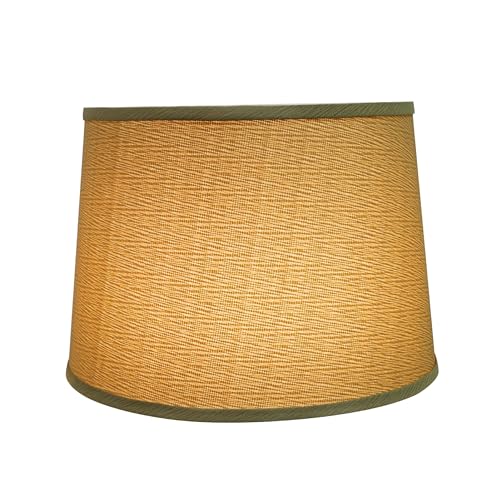 32318A Transitional Hardback Empire Shaped Spider Construction Lamp Shade in Yellowish Brown