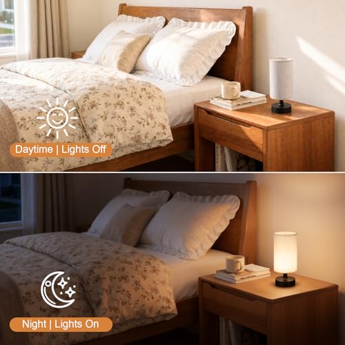 Small Cordless Table Lamp with 4000mAh Rechargeable Battery