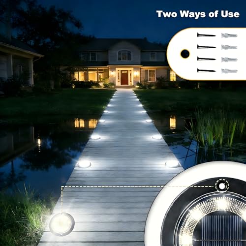 Solar Lights Outdoor Waterproof (8 Count)