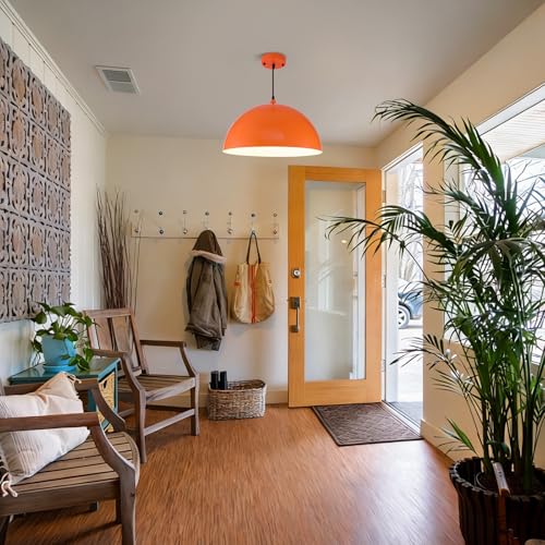 Orange Large Pendant Light 2 Packs