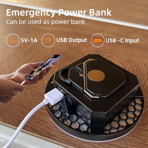 Portable Rechargeable LED Camping Lights for Hanging