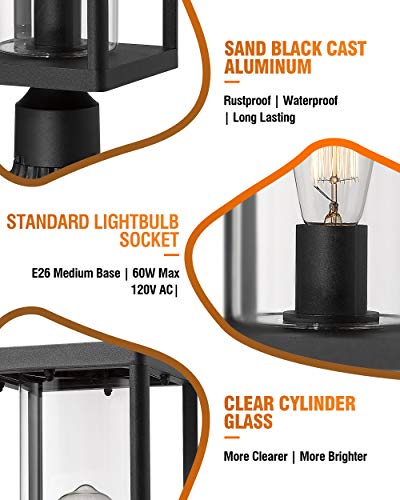 Outdoor Post Lantern (2 Count)