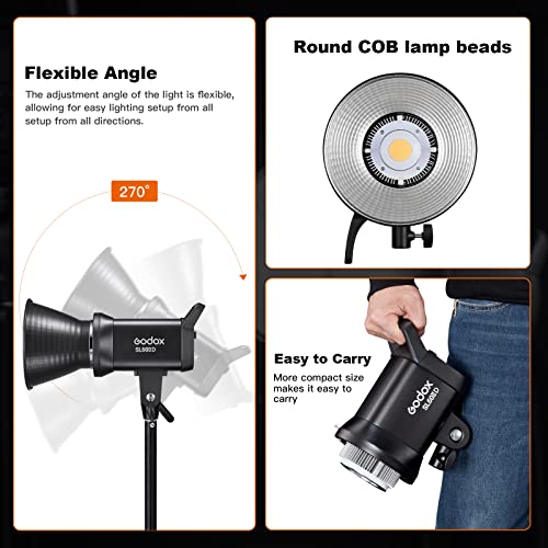 SL60IID LED Video Light 70Ws 5600K Version CRI 95+ Qa>90
