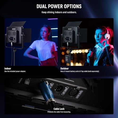 PL60C RGB LED Panel Video Light APP