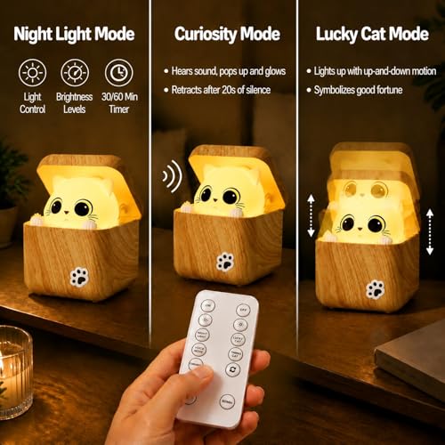 Rechargeable Cat Night Light