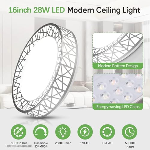 16 Inch Bird's Nest Flush Mount Ceiling Light