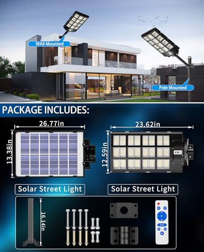 Y 11000W Solar Street Lights Outdoor