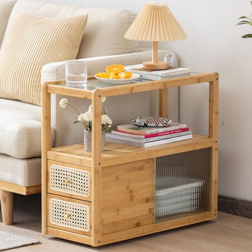 Rattan Nightstand