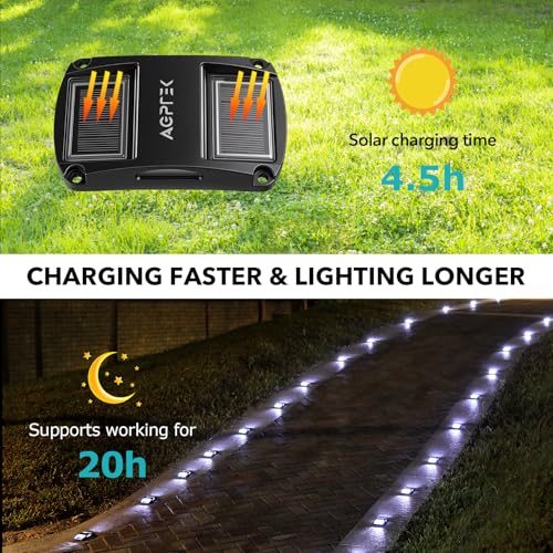 Solar Driveway Lights 4 Pack (4 Count)