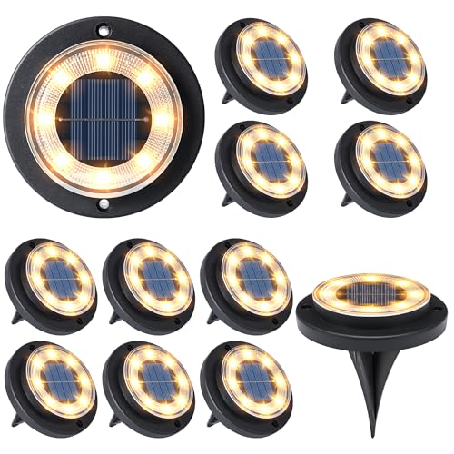 Solar Lights Outdoor Waterproof (12 Count)