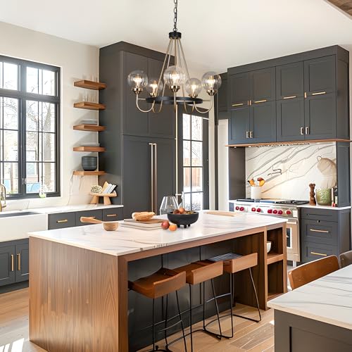 Black Gold Chandelier