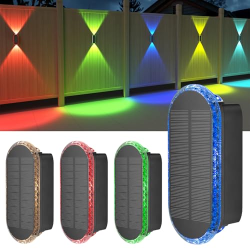 Solar Fence Lights Backyark (4 Count)