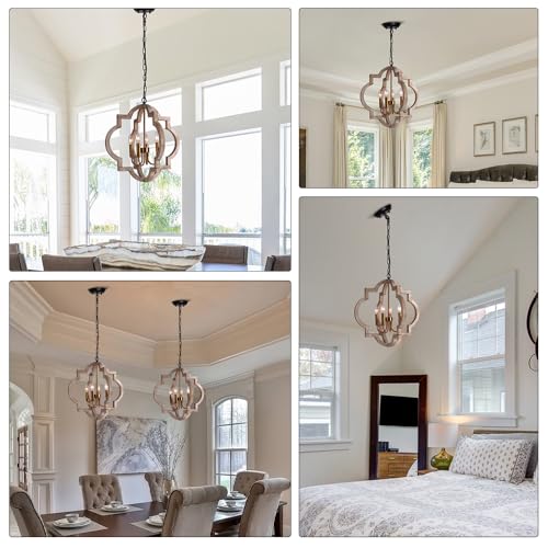 4 Light Farmhouse Chandelier (4 Count)