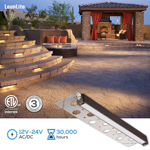 8 Pack 12 Inch LED Hardscape Lighting (8 Count)