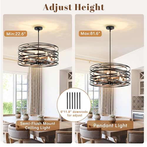 Farmhouse Dining Room Light Fixture