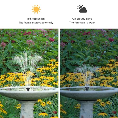 7.5W Solar Water Pump Outdoor 80 GPH with Dry