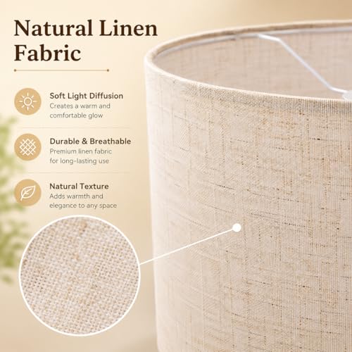 drum big lamp shades Set of 2 for table lamps
