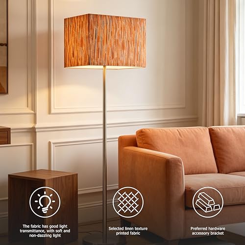 Large Rectangle Lamp Shades Set of 2 (2 Count)