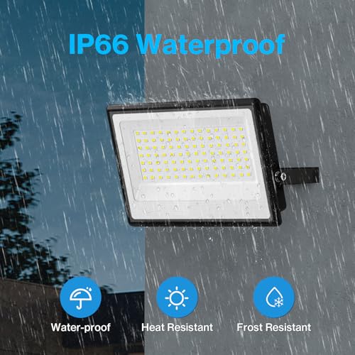 2 Pack 150W LED Flood Light Outdoor (2 Count)