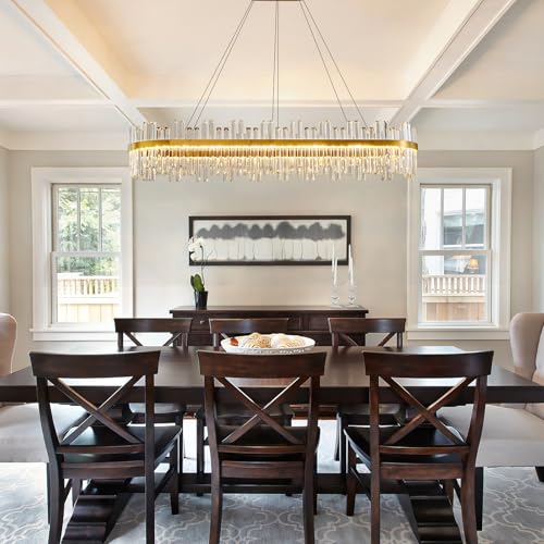 Gold Led Modern Crystal Chandelier