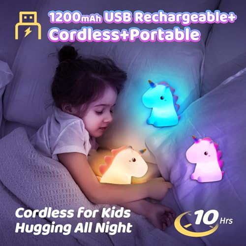 Unicorn Night Light for Kids