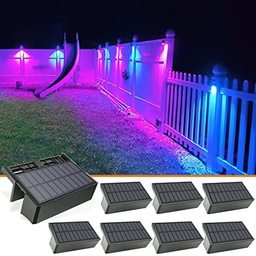 Solar Deck Lights Outdoor 8 Pack (9.9 Count)