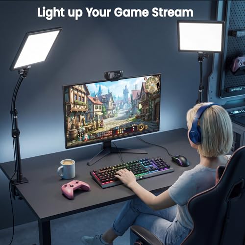 2 Packs LED Video Key Light (2 Count)