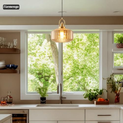 11.8in Mid Century Modern Pendant Light