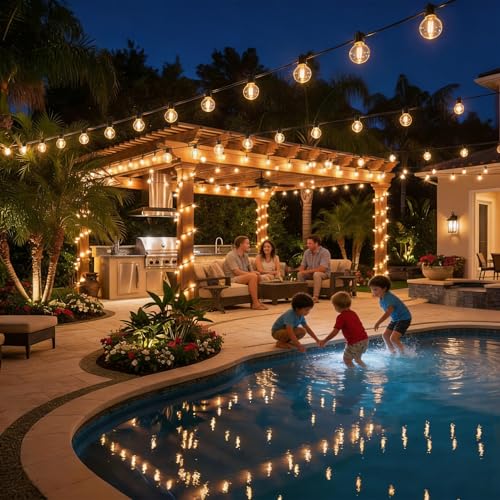 150 FT Outdoor String Lights (150 Foot)