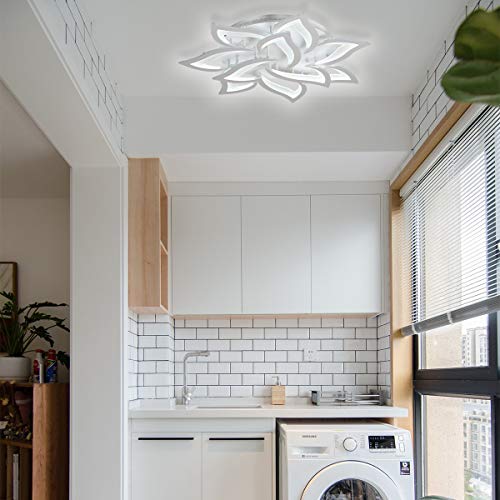 33.5" Modern LED Low Profile Flush Mount Ceiling Light