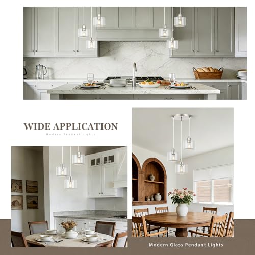 Brushed Nickel Dining Room Chandelier Light Fixture