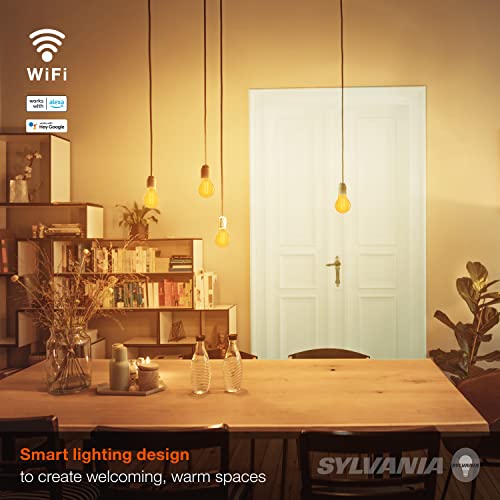 Sylvania WiFi LED Smart A19 Amber Finish Light Bulb