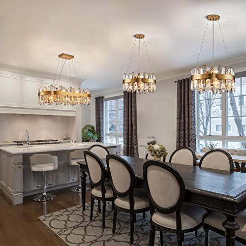 12 Light Modern Crystal Chandelier Luxury Gold 2