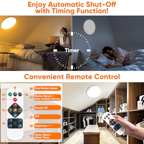 Rechargeable Motion Sensor Ceiling Light