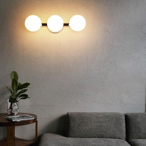 Chrome Globe Bathroom Vanity Light Fixtures