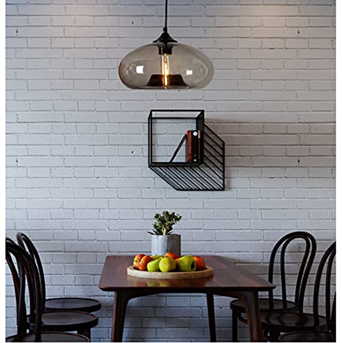 Industrial Pendant Light Shade of Onion Vintage Chandelier E26 Pendant Lighting for Kitchen Island Colorful Glass Cage